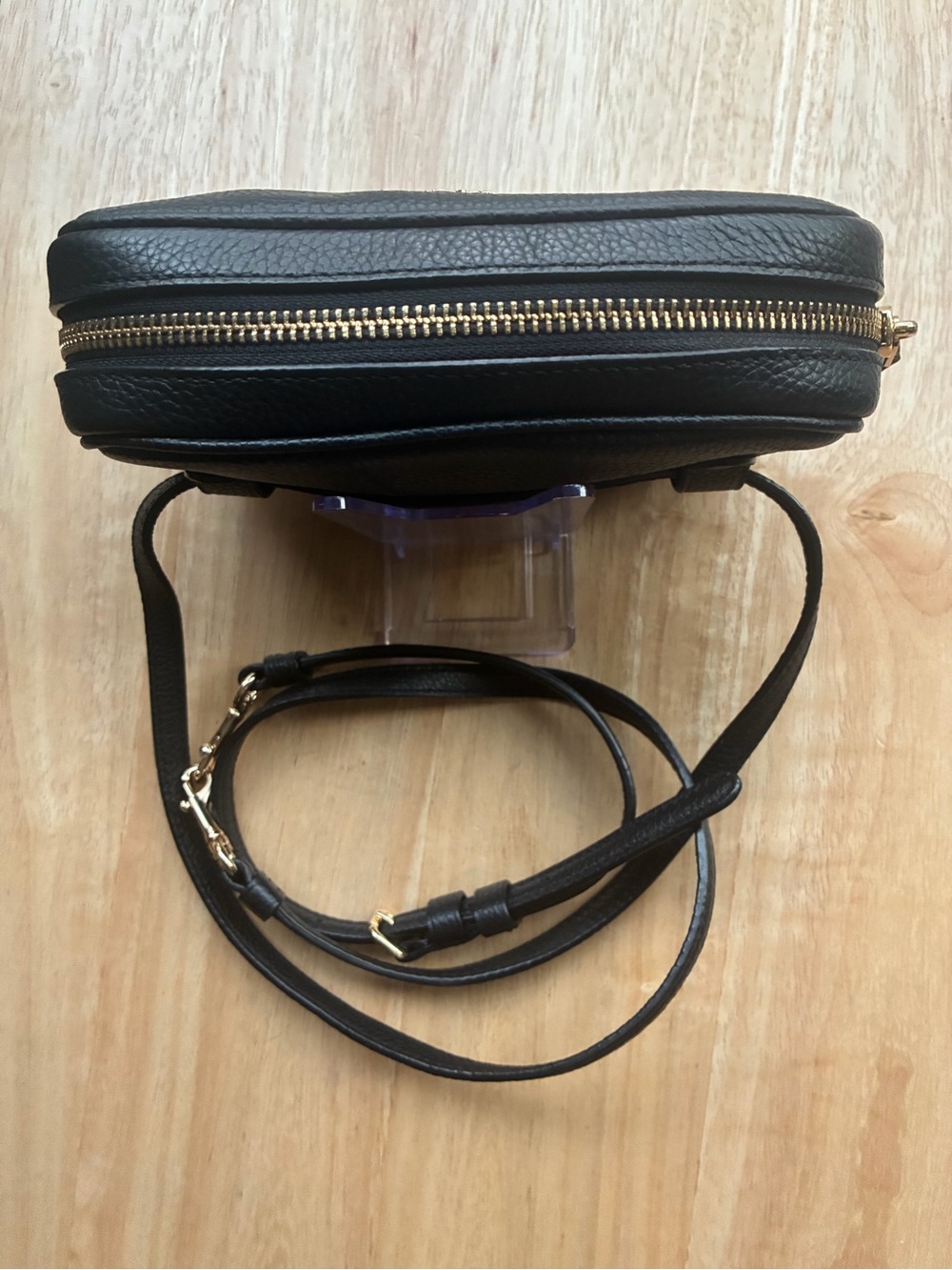 COACH Black Pebble Leather Convertible Belt Bag & Crossbody (39938) EUC - Picture 5 of 9